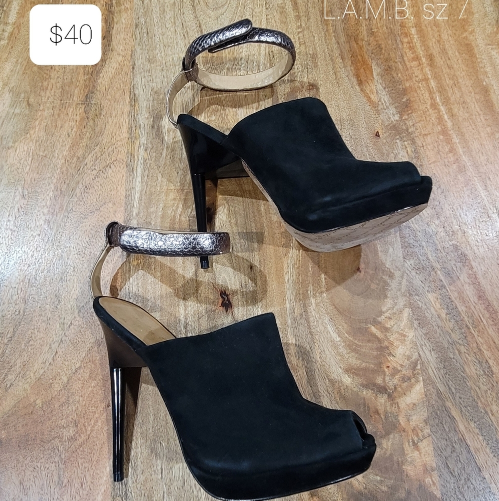 L.A.M.B. high heels